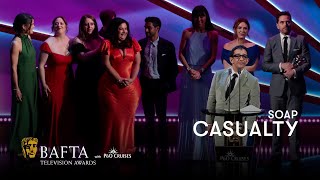 Casualty wins the BAFTA for Soap  BAFTA TV Awards [upl. by Llednor]