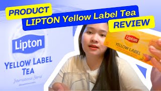 LIPTON Yellow Label Tea  Beverage Review  0412 [upl. by Verras]