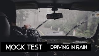 Mock Driving Test  Fail  rain driving  correction video Hazard  Leeds  Horsforth Test route [upl. by Yssirk]