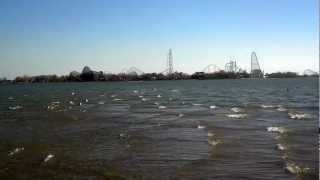 Sand Bar Sandusky Bay Cedar Point Sandusky Ohio [upl. by Nollek]