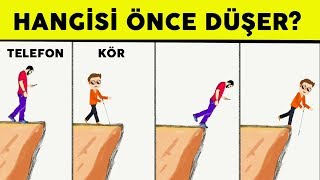 IQ Seviyenizi Yükseltecek Eğlenceli Ve Zorlu En İyi 14 Zeka Sorusu [upl. by Violette]