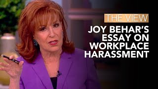 Joy Behar’s Essay On Workplace Harassment  The View [upl. by Lleinnad331]