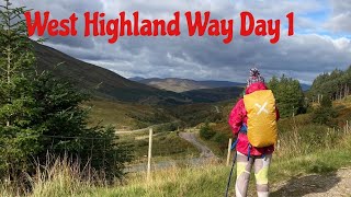 West Highland Way Day 1 Milngavie to Drymen 12 miles [upl. by Finer]