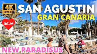 SAN AGUSTIN Gran Canaria February 2024 🔴 Corallium Beach Hotel to Paradisus Gran Canaria Hotel [upl. by Barraza825]