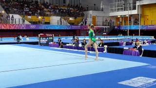 Viktoria Komova RUS FX EF  Singapore 2010 Youth Olympic Games [upl. by Antipas180]