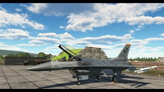 DCS  F16C Block 50 Viper  A2G training and TGP learning [upl. by Domonic]