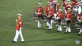 USMC Drum amp Bugle Corps Cadence and quotThe Marines Hymnquot  2023 East Coast Showcase Quincy BFDTV [upl. by Relyks79]