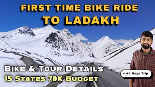 2024 My Ladakh Trip  Ladakh tour Details  40 days trip  solo ride ladakh to kanyakumari [upl. by Sherburn]