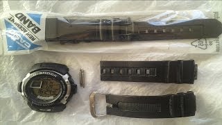 How To Replace The Band On A GShock Casio [upl. by Ssyla515]