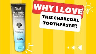 Review of Activated Charcoal Toothpaste for Whitening Teeth [upl. by Arihat]