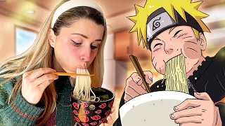 MANGIO SOLO CIBO ANIME per 24 ORE 🍜🍡 [upl. by Amaleta]