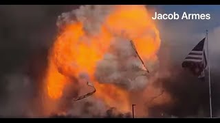 Large explosions coming from industrial plant in Fredericktown Missouri [upl. by Rose]