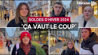 Les soldes dhiver 2024 quotvalent le coupquot selon les Aubois [upl. by Ennybor]