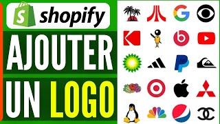 Comment Ajouter Un Logo Sur Shopify  En 2024 [upl. by Naihr]