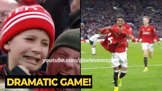 United fans cant stop crying after AMAD DIALLO scored last minutes goal vs Liverpool  Man Utd News [upl. by Acirem]