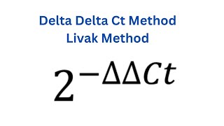 How to calculate Relative gene expression in qPCR using Delta Delta Ct method  Livak Method [upl. by Bainbridge519]