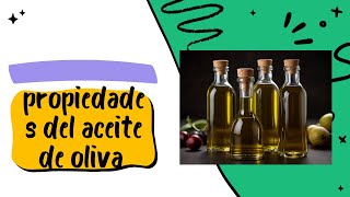 Beneficios del aceite de oliva [upl. by Agustin]