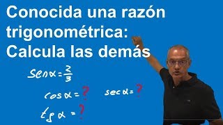 Razones trigonométricas de un ángulo Cálculo [upl. by Rhu]