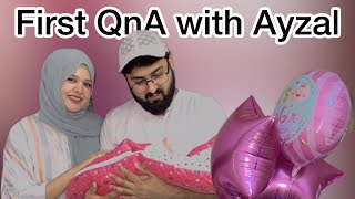 First QnA with Ayzal ❤️  hmari shadi mai kitni mushkilaat ayi 🥺 ayzal ka face kab reveal kregy [upl. by Bruner]