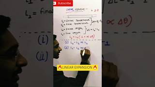 linear expansion formula  thermal expansion heat and thermodynamics JEE NEET learningGyanFreedom [upl. by Malamud]