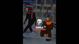 The Ultimate fight  nokia samsung apple edit [upl. by Aderfla]