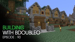 Minecraft Building with BdoubleO  Episode 90  Shopping Plaza [upl. by Lemrahc]