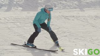 Apprendre le ski  Débutants  Capsule 2 [upl. by Analli206]