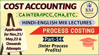 Lecture113CA IPCCIntermediate Cost Accounting Process CostingXIV [upl. by Derej902]