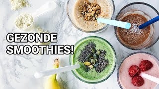 4 Recepten voor Gezonde Smoothies met Proteïne [upl. by Harriett]