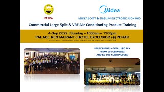 PERDA WITH MIDEA VRF AIR COND TRAINING 04092022 [upl. by Frasco]