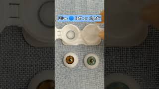 Which one 😱 colored contact lenses color video shorts eyes lens lenses coloredcontacts [upl. by Asiar]