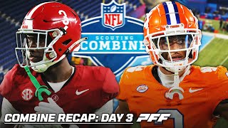 2024 NFL Combine Day Three Recap  PFF [upl. by Temple]