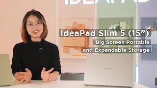 Official Review on IdeaPad Slim 5 15” Big Screen Portable and Expandable Storage [upl. by Ardnuaed]