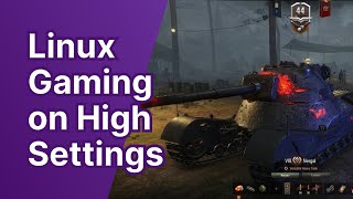 Linux Gaming on High Settings [upl. by Notsahc]