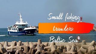 Fishing trawlers returning from fishing Baltic Sea [upl. by Gnourt51]