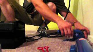 how to reseam carpet how to seam carpet [upl. by Acsot]