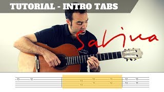 Como tocar la INTRO de 19 DÍAS y 500 NOCHES I TABS TUTORIAL GUITARRA [upl. by Nagrom318]