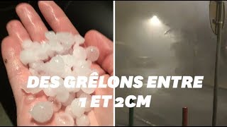 Orage de grêle vent violent à Toulouse… les images des intempéries [upl. by Pyotr]