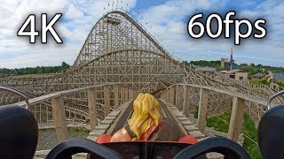 Cú Chulainn front seat onride 4K POV 60fps Tayto Park Cu Chulainn Emerald Park [upl. by Niltyak473]