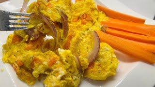 How to make delicious carrot omelette for breakfast lunch or dinner [upl. by Derby]