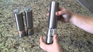 Automatic Pepper Salt Grinder Mill  Stainless Steel [upl. by Knoll]