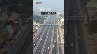 NH 24 Ghaziabad  Ghaziabad Drone View  Ghaziabad City Tour [upl. by Augusto]