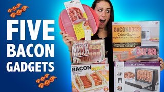 TESTING 5 BACON GADGETS  DO THEY WORK [upl. by Boggers]