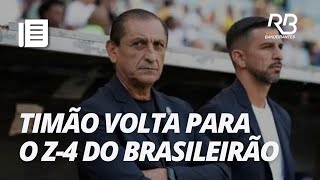 Empate entre Vitória e Cruzeiro empurra Corinthians para a zona de rebaixamento [upl. by Avrenim]