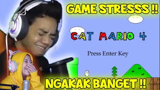 Ngakak liat bang Reza Arap Main mario cat [upl. by Oicul]