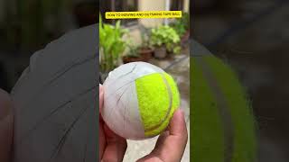 HOW TO INSWING AND OUTSWING TAPE BALL🔥 [upl. by Sybilla]