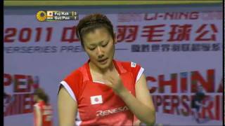 QF  WD  M FujiiR Kakiiwa vs J GuttaA Ponnappa  Li Ning China Open 2011 [upl. by Maer]