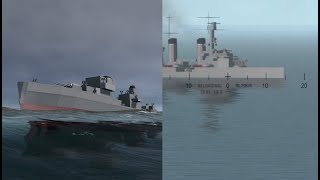 KOLN VS DESTROYER NAVAL ART [upl. by Euton515]