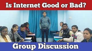 Group Discussion Is Internet good or Bad । Spoken English Practice ।GD amp Debate। Speaking Practice [upl. by Kaslik]