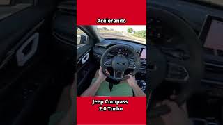 Acelerando a Nova Jeep Compass 20 Turbo shorts [upl. by Ardeth]